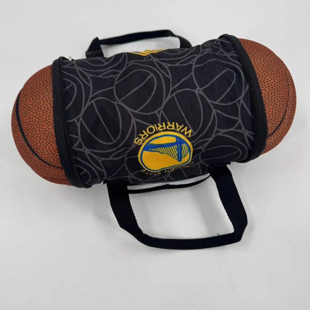 NBA Golden State Warriors Basketball Lunch Bag Unisex One Size‎ Black Orange